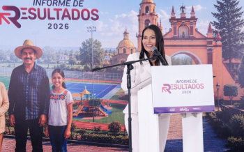 Lupita Cuautle destaca avances en seguridad, obra pública y desarrollo durante informe trimestral